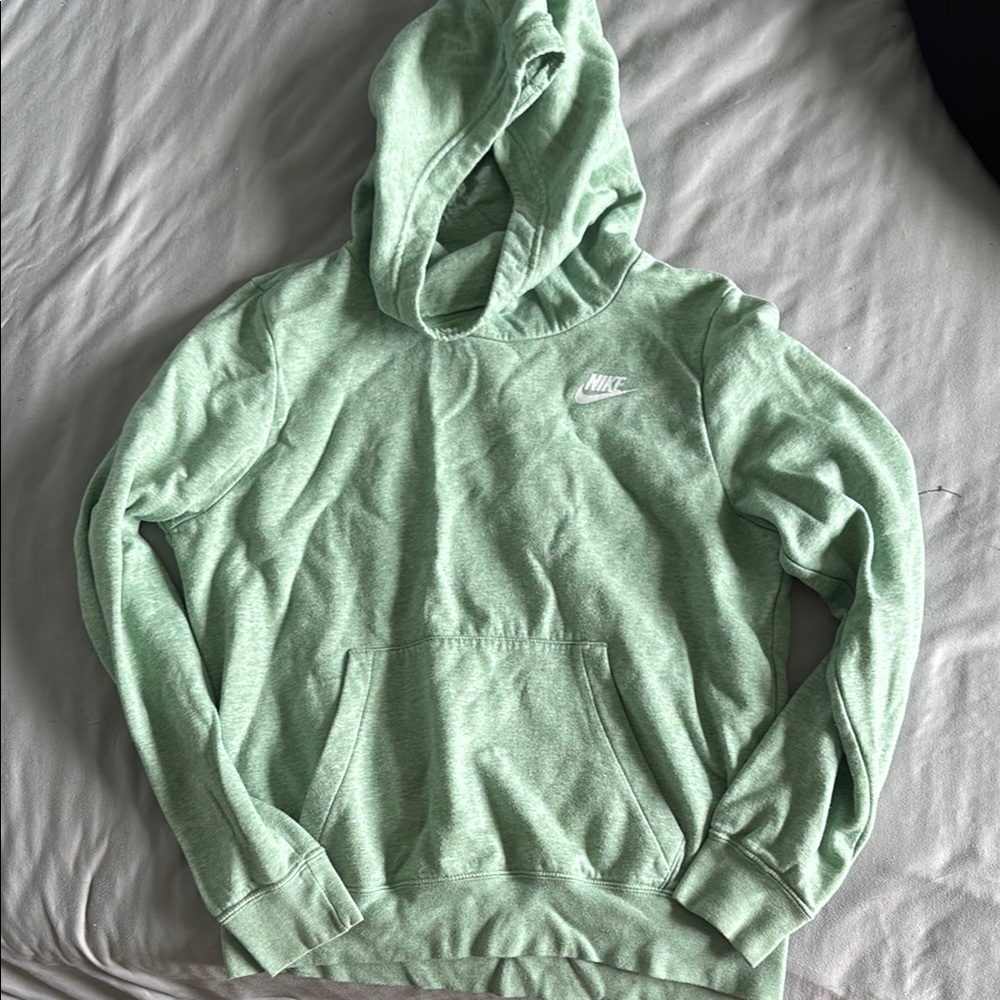 Nike Women's Cowl neck Light Green Hoodie